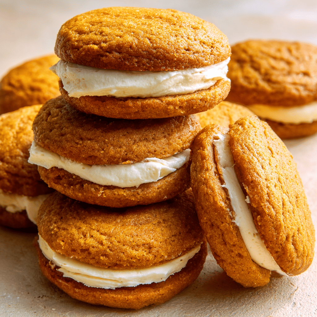 Pumpkin Whoopie Pies Recipe - Recipe Image