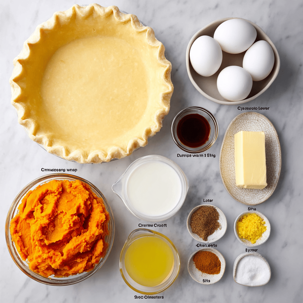 Sweet Potato Pie Recipe - Recipe Image