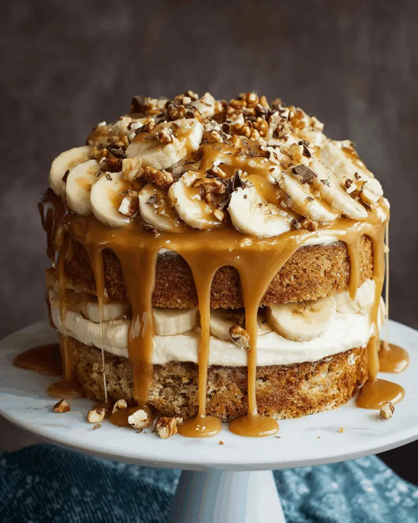 Caramel Banana Cake Recipe