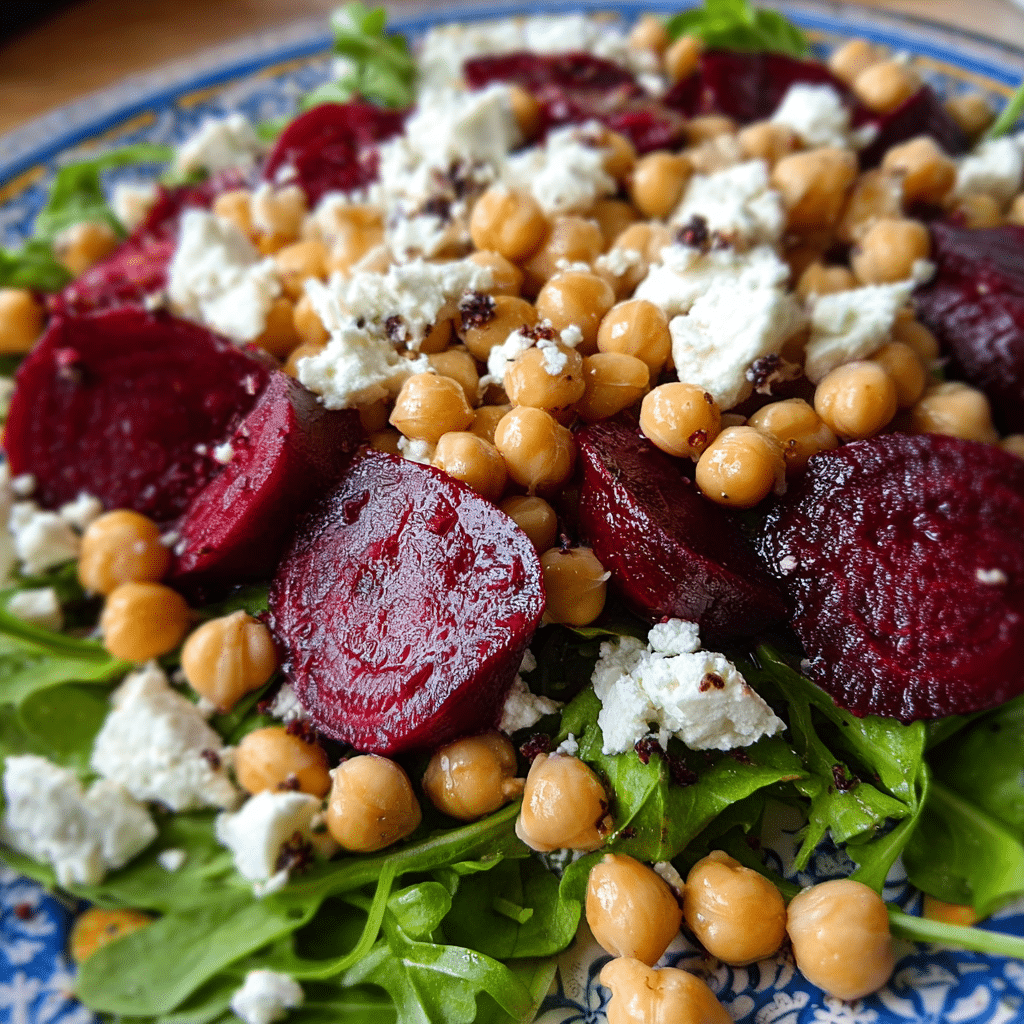 Beetroot and Chickpea Salad Recipe - Recipe Image