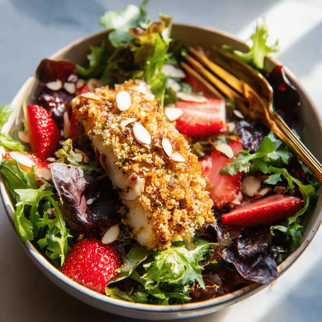 Harvest Maple Mustard Salmon Salad Recipe - Recipe Image