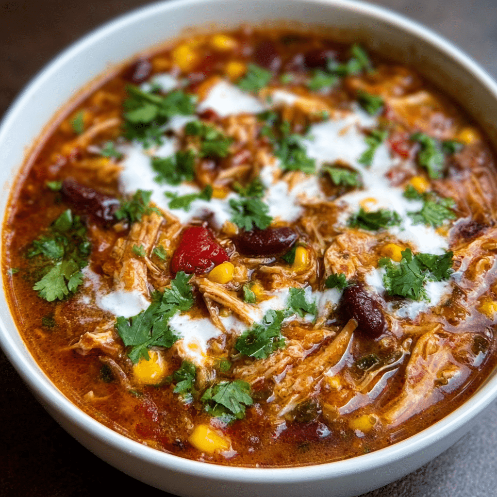 Chicken Chili Soup Recipe - Recipe Image