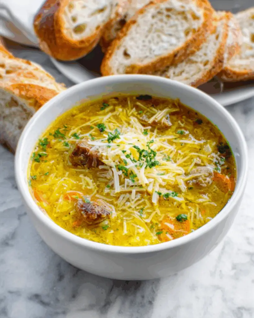 Chicken Meatball Noodle Soup Recipe