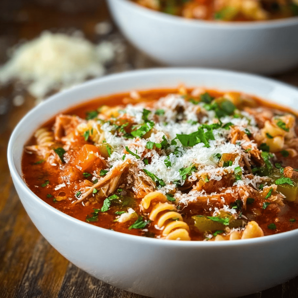 Chicken Parmesan Soup Recipe - Recipe Image