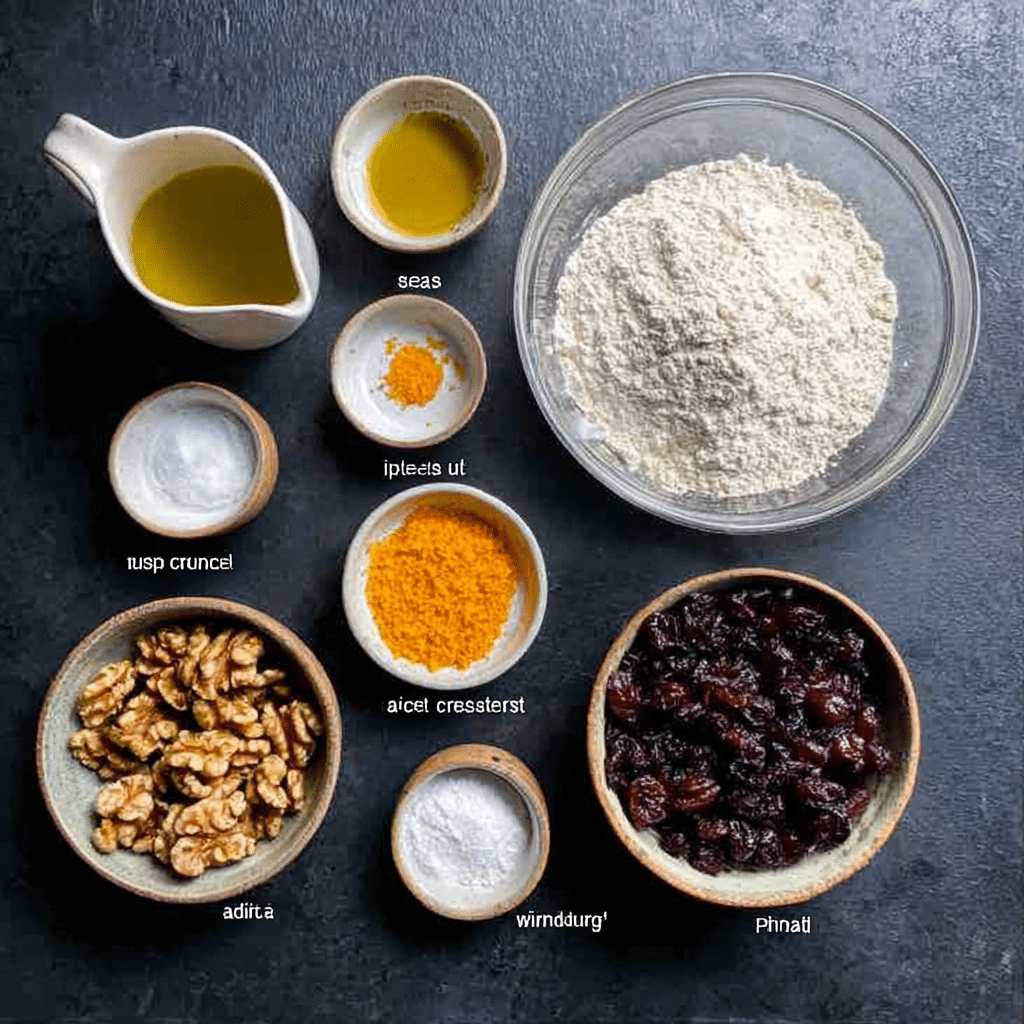 Cranberry Orange Walnut Loaf Recipe - Recipe Image