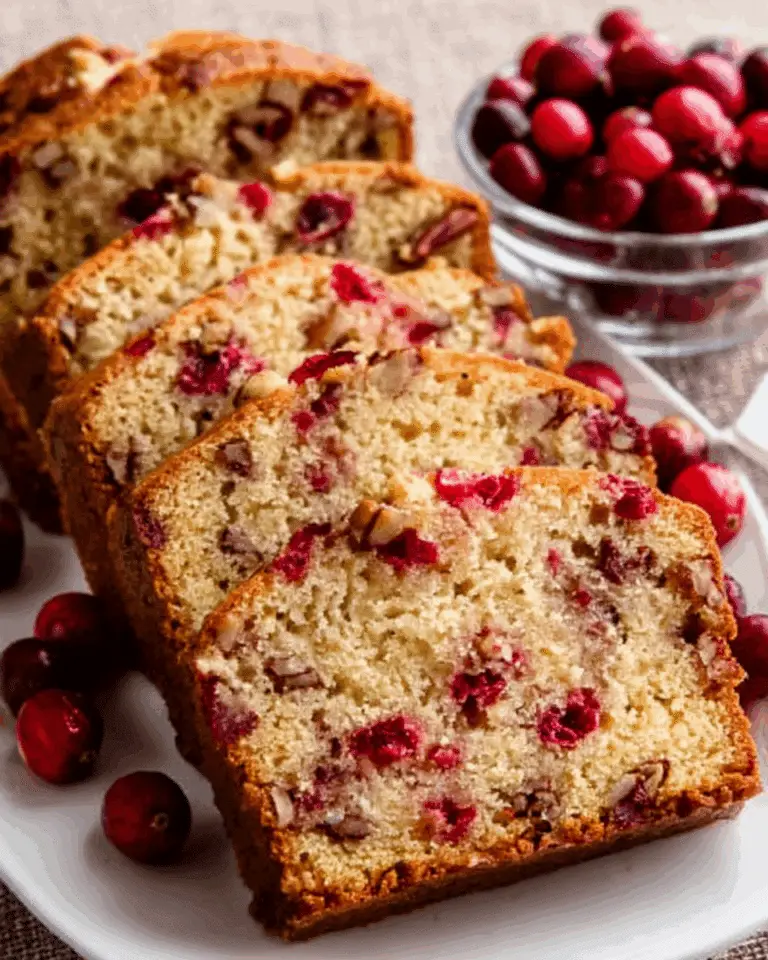 Cranberry Orange Walnut Loaf Recipe