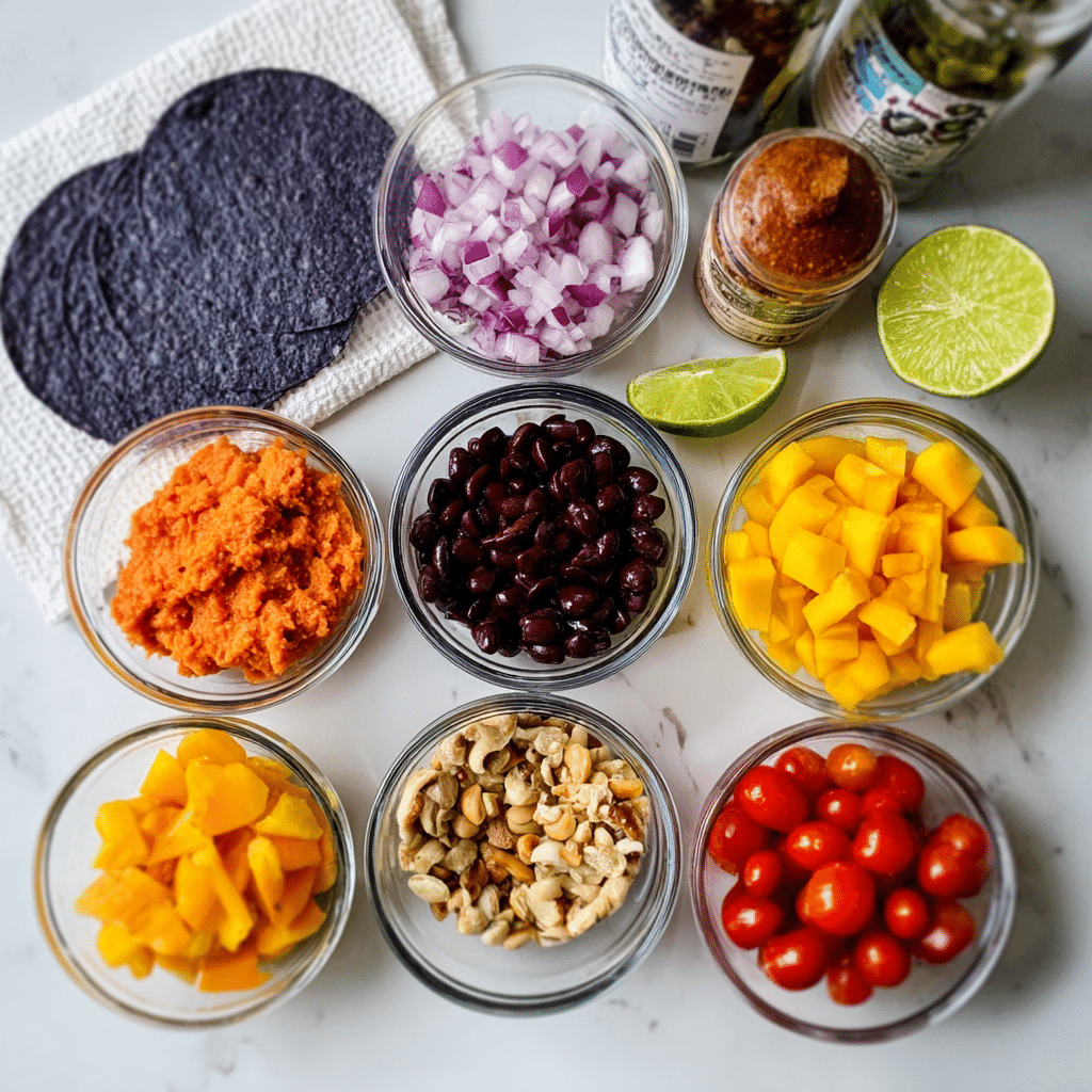 Pumpkin and Black Bean Tacos Recipe - Recipe Image
