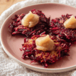 Beet & Goat Cheese Latkes Recipe