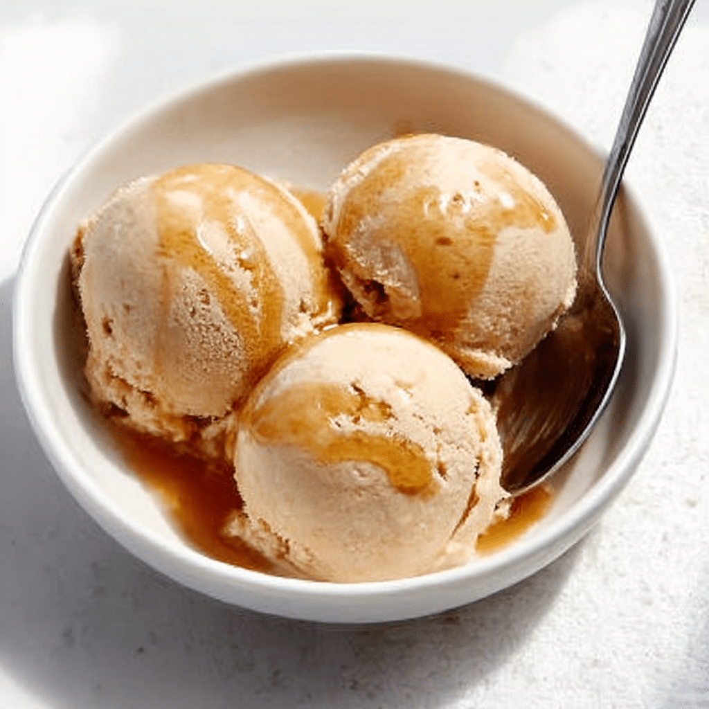 Caramel Apple Butter Ice Cream Recipe - Recipe Image