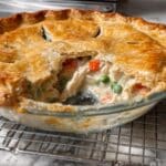 Creamy Chicken Pot Pie with Flaky Crust Recipe