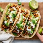 Air Fryer Chickpea Tacos Recipe