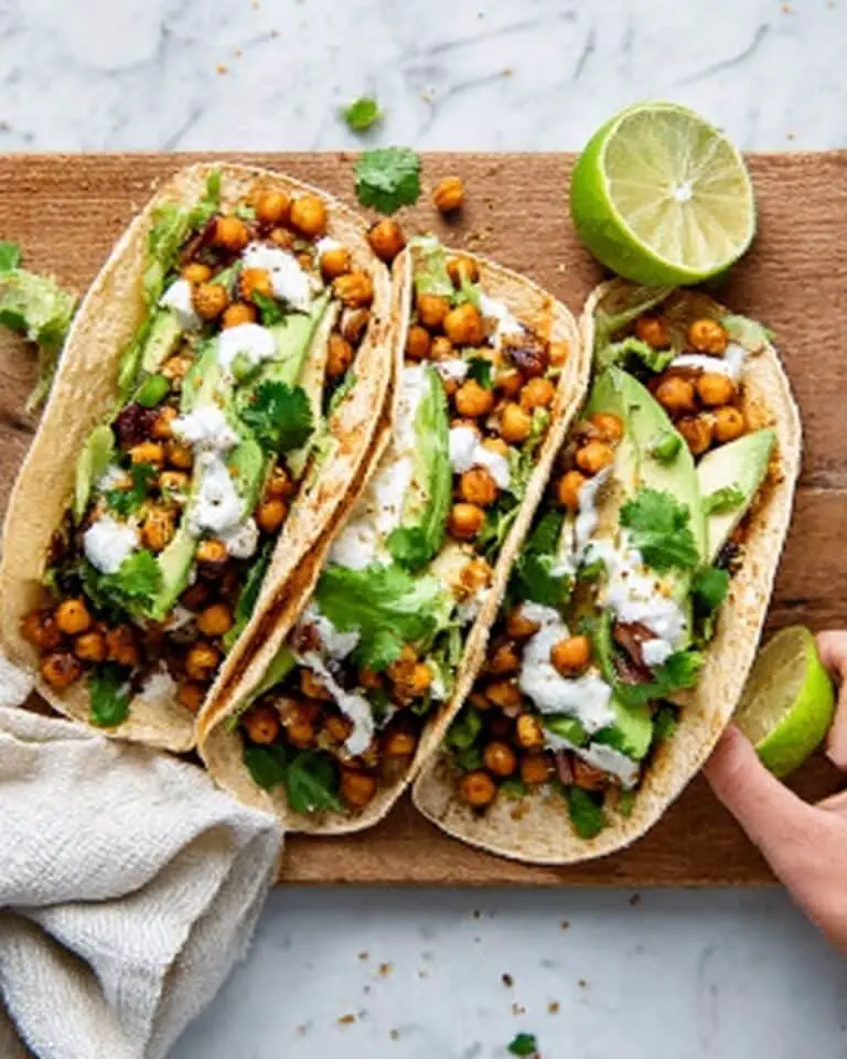 Air Fryer Chickpea Tacos Recipe