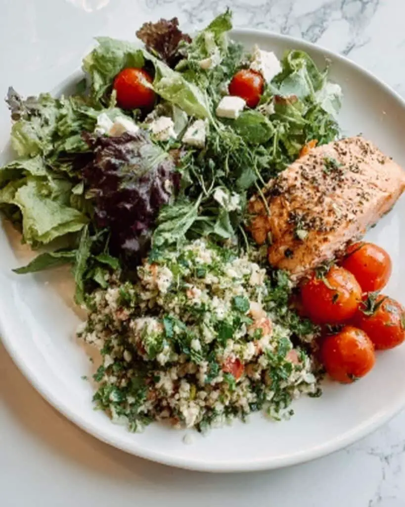 Mediterranean Mixed Green Salad Recipe