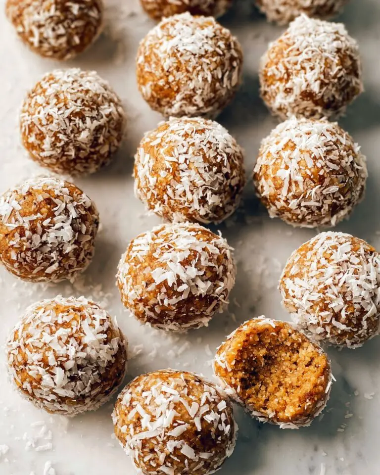 Peanut Butter Coconut Balls Recipe