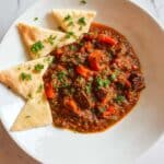 Roasted Eggplant & Tomato Dip (Zaalouk) Recipe