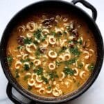 Hearty Meatball Soup with Vegetables and Pasta Recipe