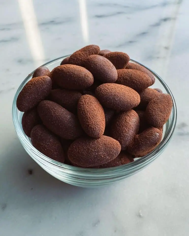 Cocoa Dusted Almonds Recipe