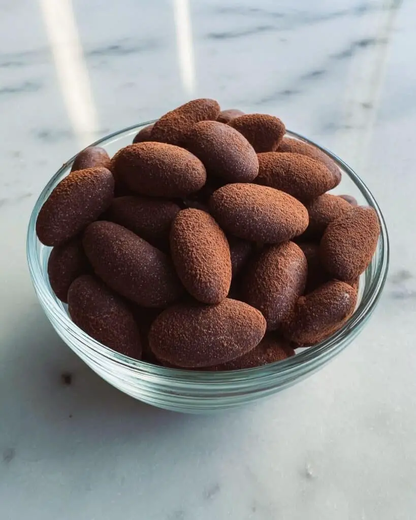 Cocoa Dusted Almonds Recipe