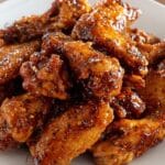 Bourbon Maple Glazed Chicken Wings Recipe