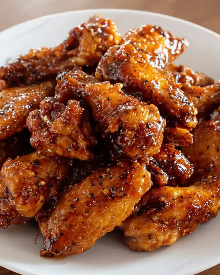 Bourbon Maple Glazed Chicken Wings Recipe