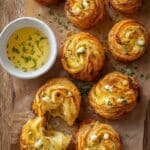 Cheesy Garlic Cruffin Recipe