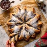 Nutella Star Bread: Low Carb & Keto-Friendly Holiday Treat Recipe