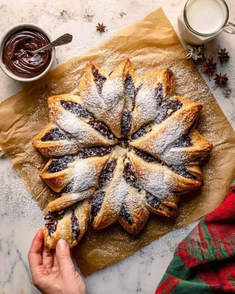 Nutella Star Bread: Low Carb & Keto-Friendly Holiday Treat Recipe