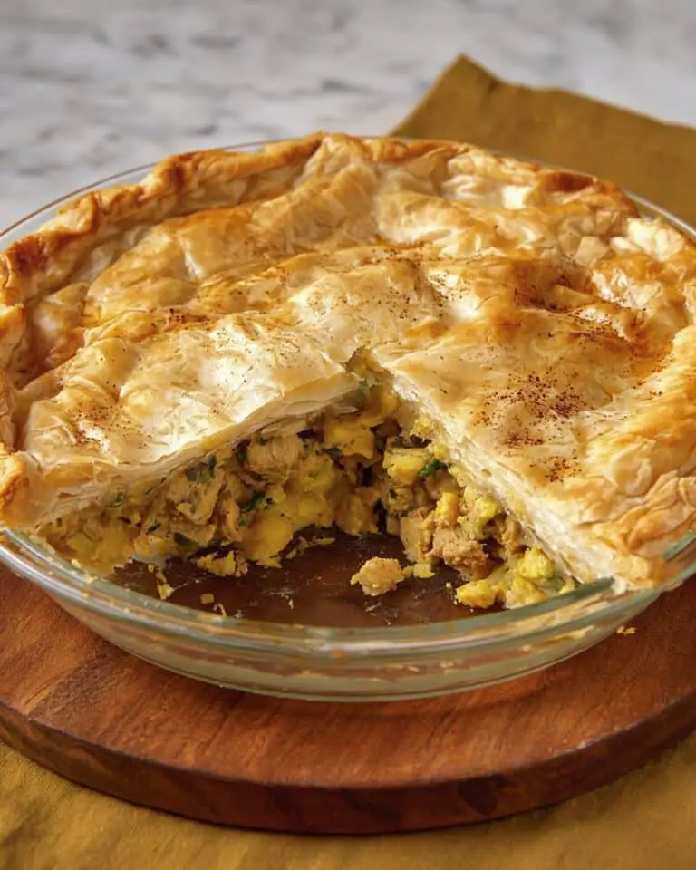 Rustic Moroccan Chicken Pie Recipe