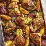 Middle Eastern Braised Chicken Tray Bake Recipe