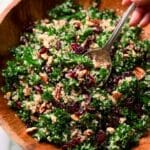 Cranberry Kale Quinoa Salad Recipe