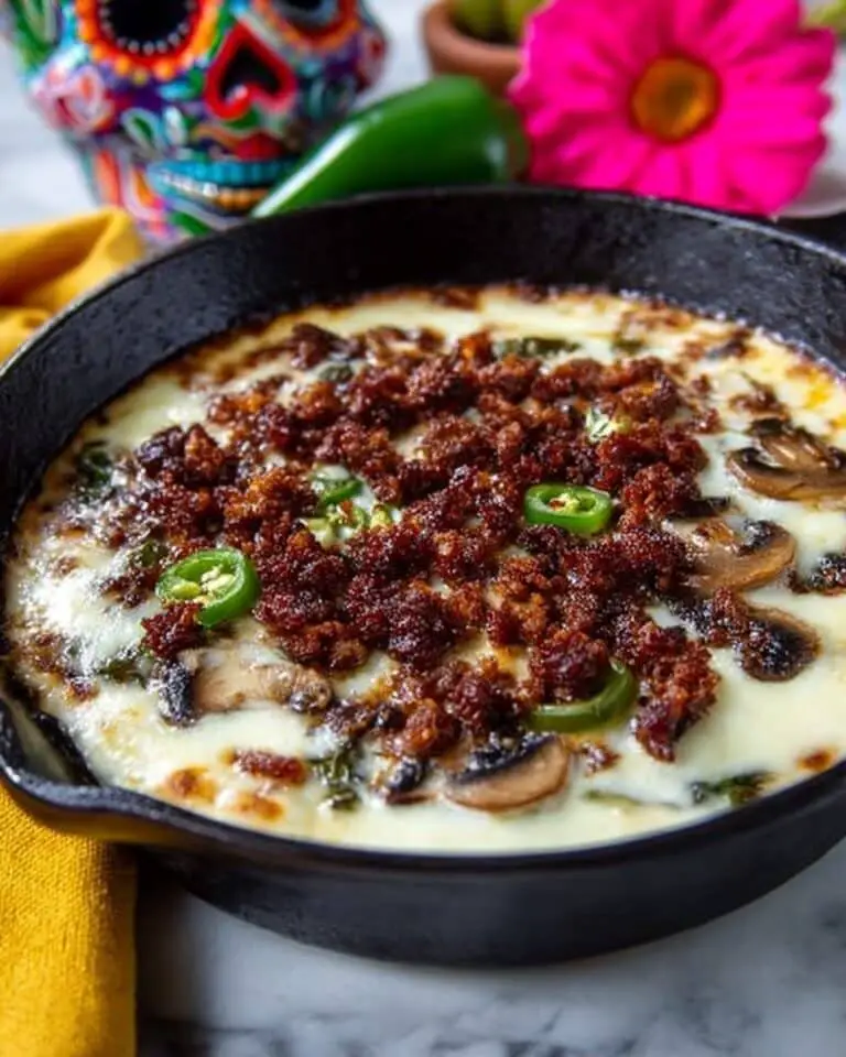 Cheesy Chipotle Fundido Dip Recipe