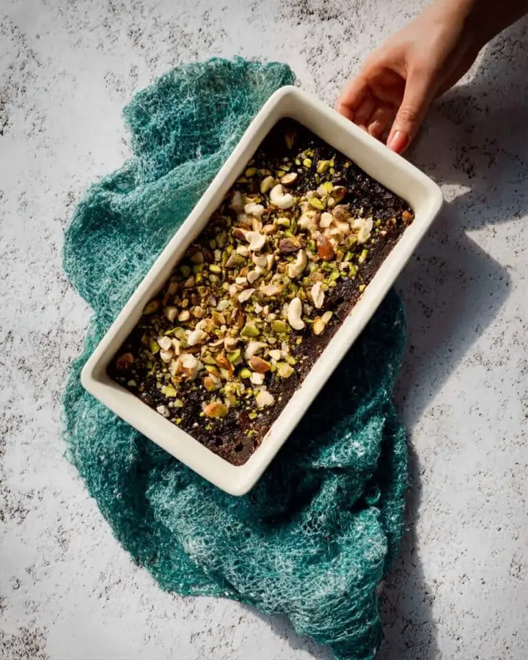 Creamy Baked Feta Dip with Dates, Hazelnuts & Honey Recipe