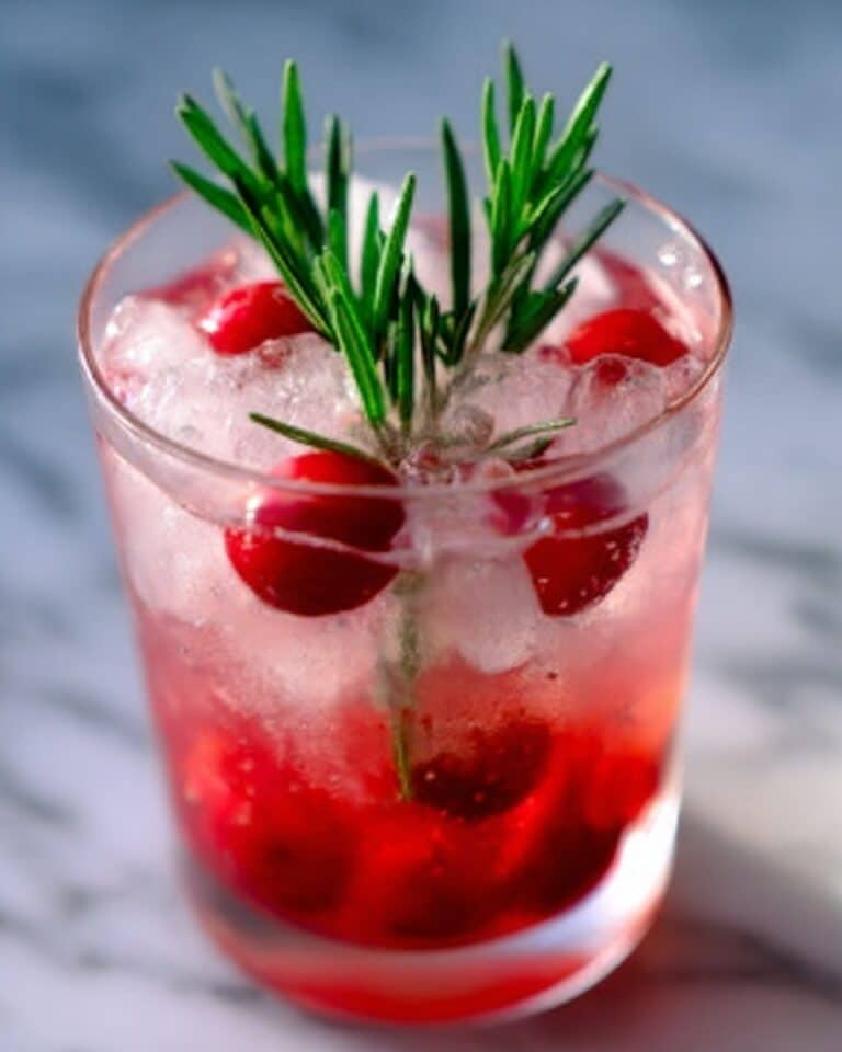 Pomegranate Rosemary Spritz Recipe