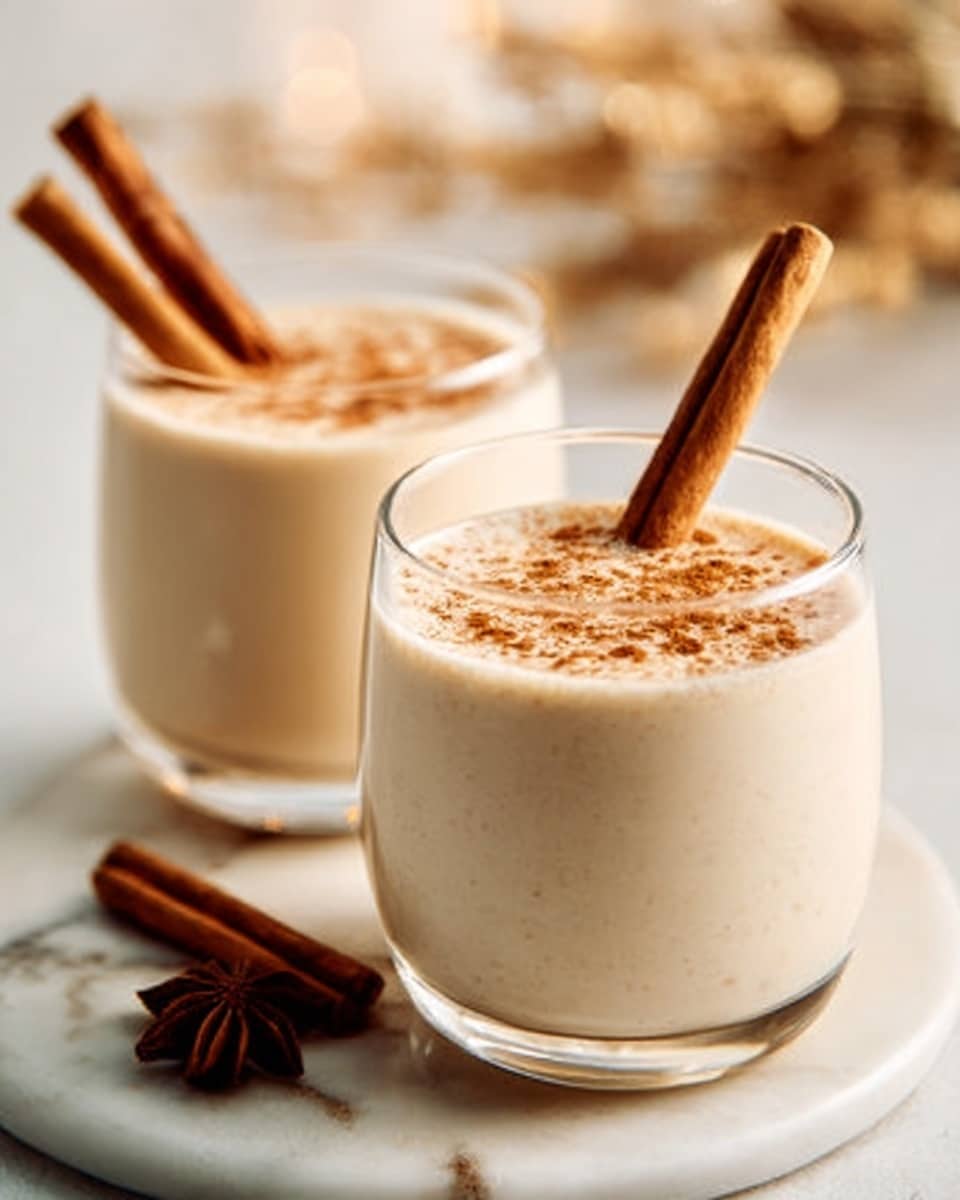 Creamy Eggnog Mocktail Recipe