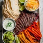 Zesty Beef Fajitas Recipe