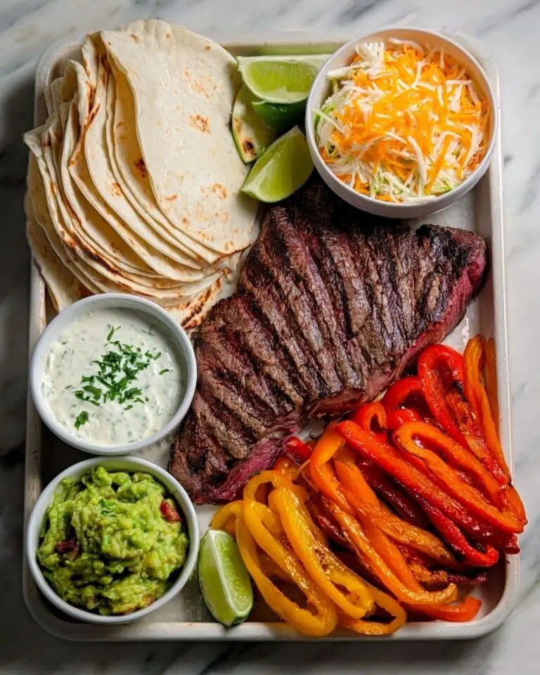 Zesty Beef Fajitas Recipe