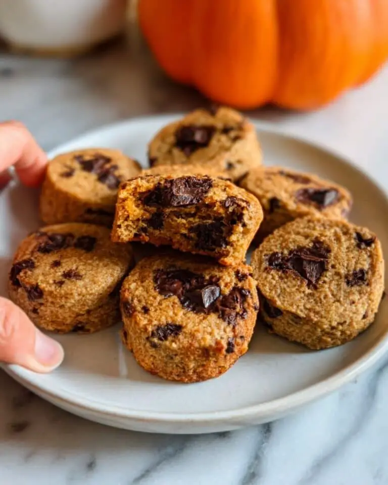 Pumpkin Protein Muffins with Chocolate Chips Recipe