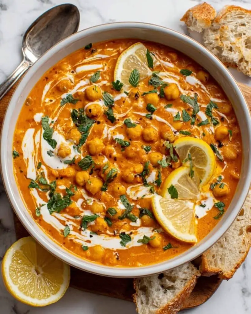 Harissa Chickpea Skillet with Leeks and Carrots Recipe