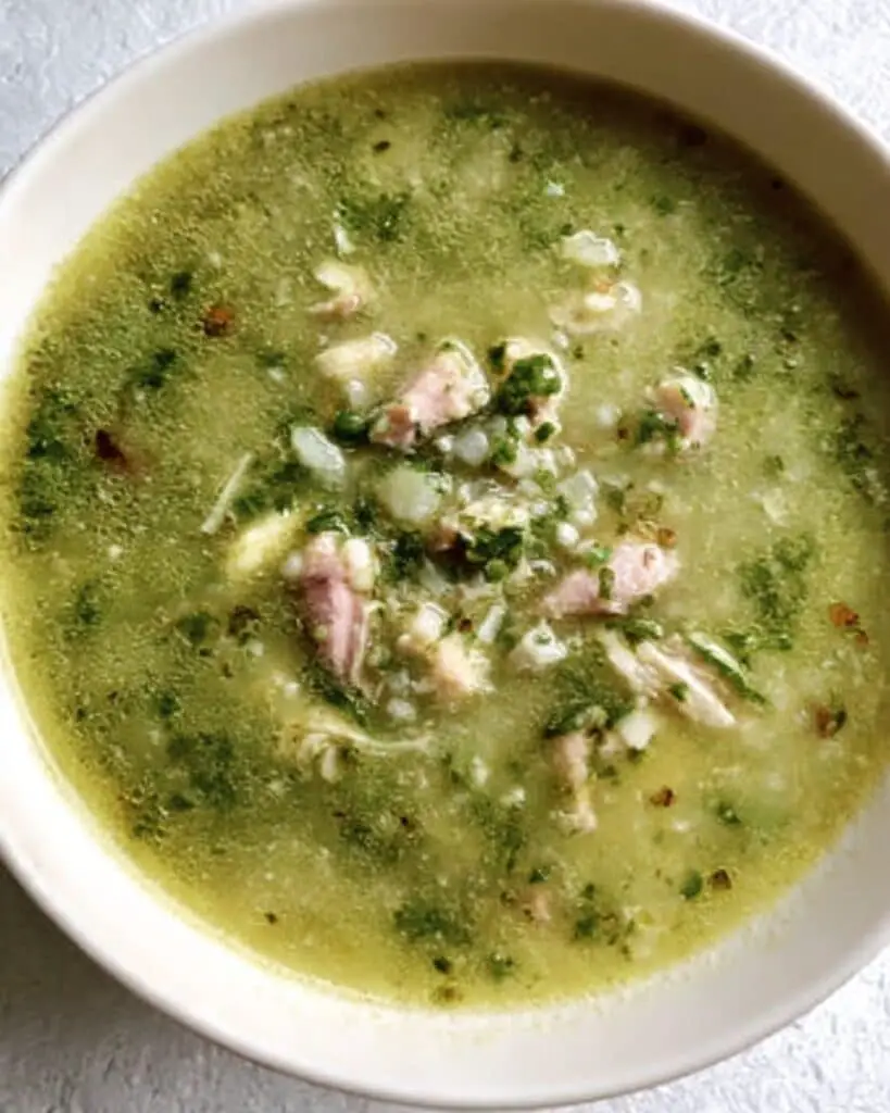 Chicken Posole with Wilted Spinach Recipe