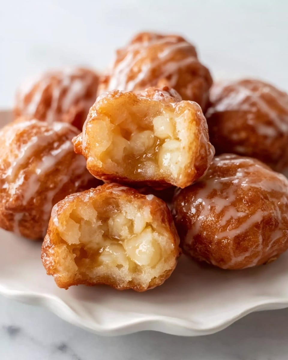 This image shows a wooden cutting board with a large cooked meat roll tied with string, placed near the top right corner. In front of it, there are seven slices of the meat neatly laid out in a row, showing a cooked outer layer in dark brown and a pink, juicy inside. The meat surface is slightly shiny and tender. To the left side, a knife with a black handle and three white dots is resting on the board. The background is a white marbled texture and some roasted herbs and garlic cloves are visible blurred in the back. Photo taken with an iphone --ar 4:5 --v 7
