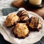 Chocolate-Dipped Coconut Macaroons Recipe