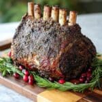 Classic Prime Rib Roast with Herb Crust Recipe