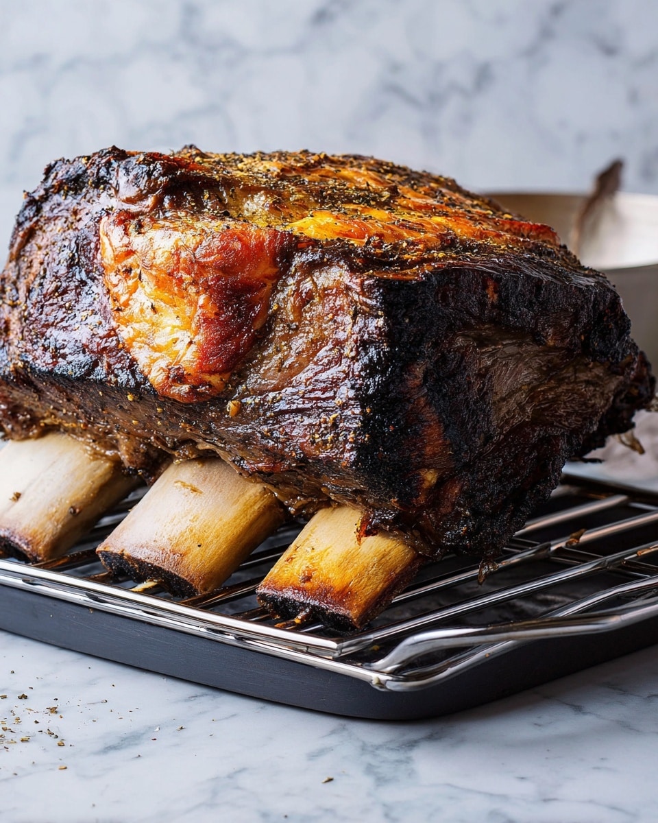 The image shows a white plate with a large piece of raw ribeye steak that has rich red and pink colors with white marbling and fat along one edge. Surrounding the plate are four small white bowls and one clear glass bowl, each containing different ingredients arranged neatly on a white marbled surface. One bowl holds chopped fresh green herbs, another yellow granular powder, a third has finely chopped white garlic pieces, the fourth has a coarse black and brown spice mix, and the clear bowl contains golden olive oil. The composition is clean and simple, with all elements spaced evenly and the textures clearly visible. photo taken with an iphone --ar 4:5 --v 7