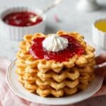 Norwegian Heart-Shaped Waffles with Cardamom and Vanilla Recipe