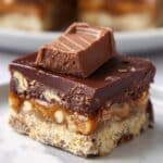 Snickers Tray Bake Slice Recipe
