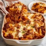 Baked Rigatoni with Meat Sauce Recipe