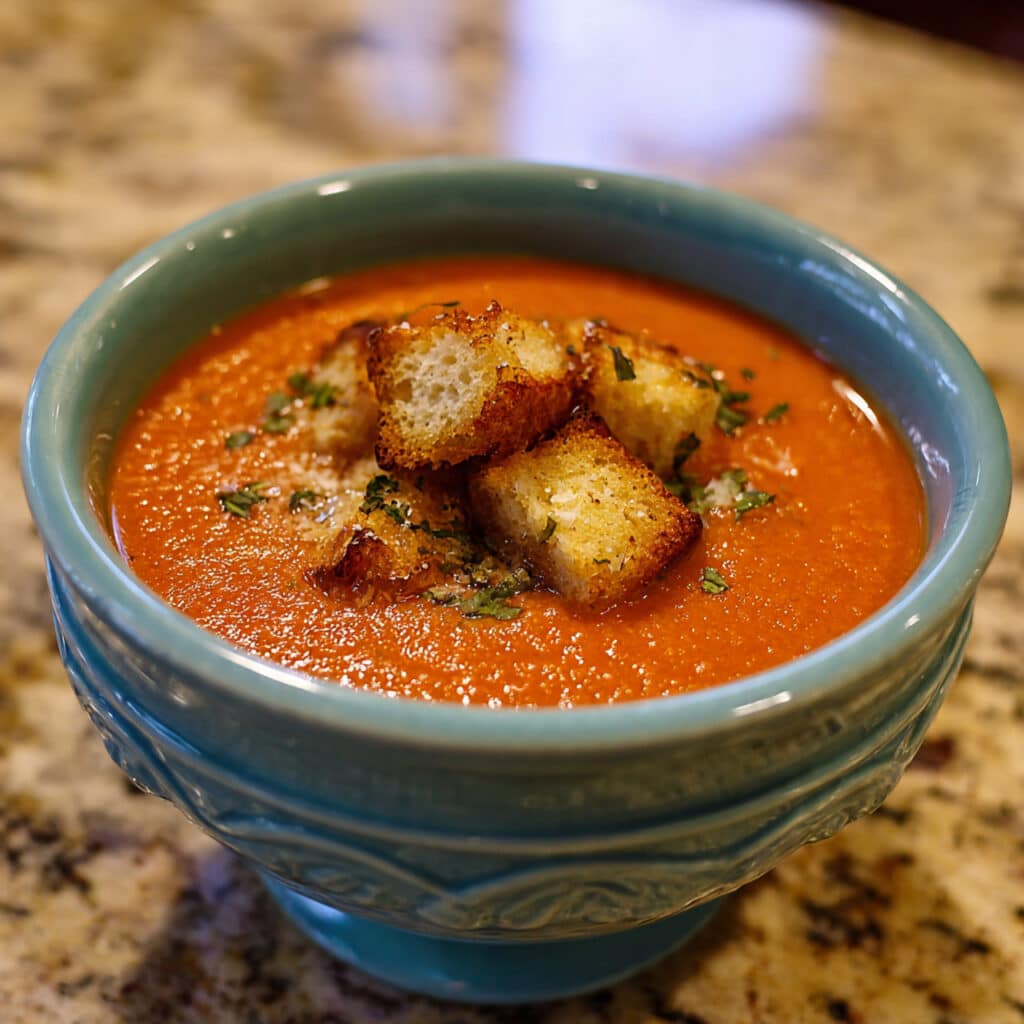 Roasted Tomato Basil Soup Recipe