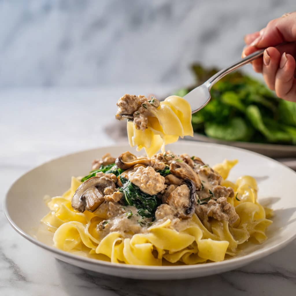 Ground Beef Stroganoff Recipe