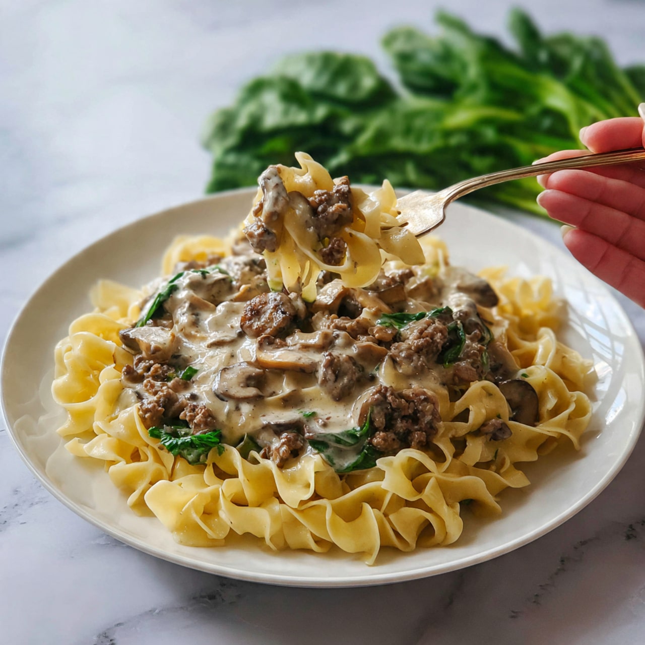 Ground Beef Stroganoff Recipe - Recipe Image