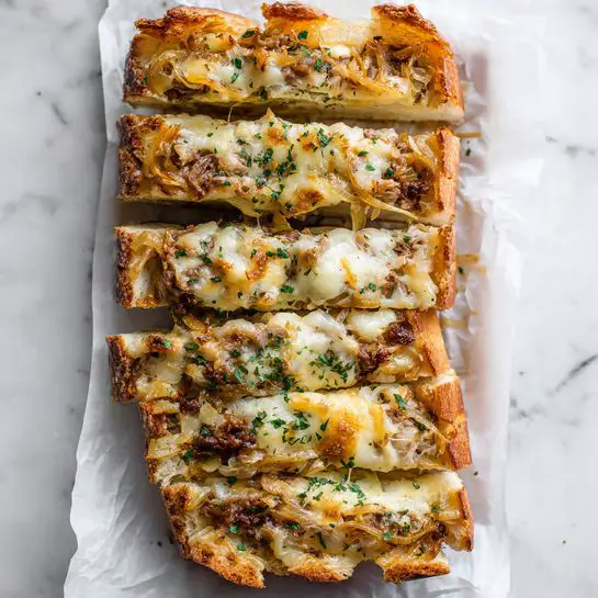 French Dip Pull Apart Bread Recipe - Recipe Image